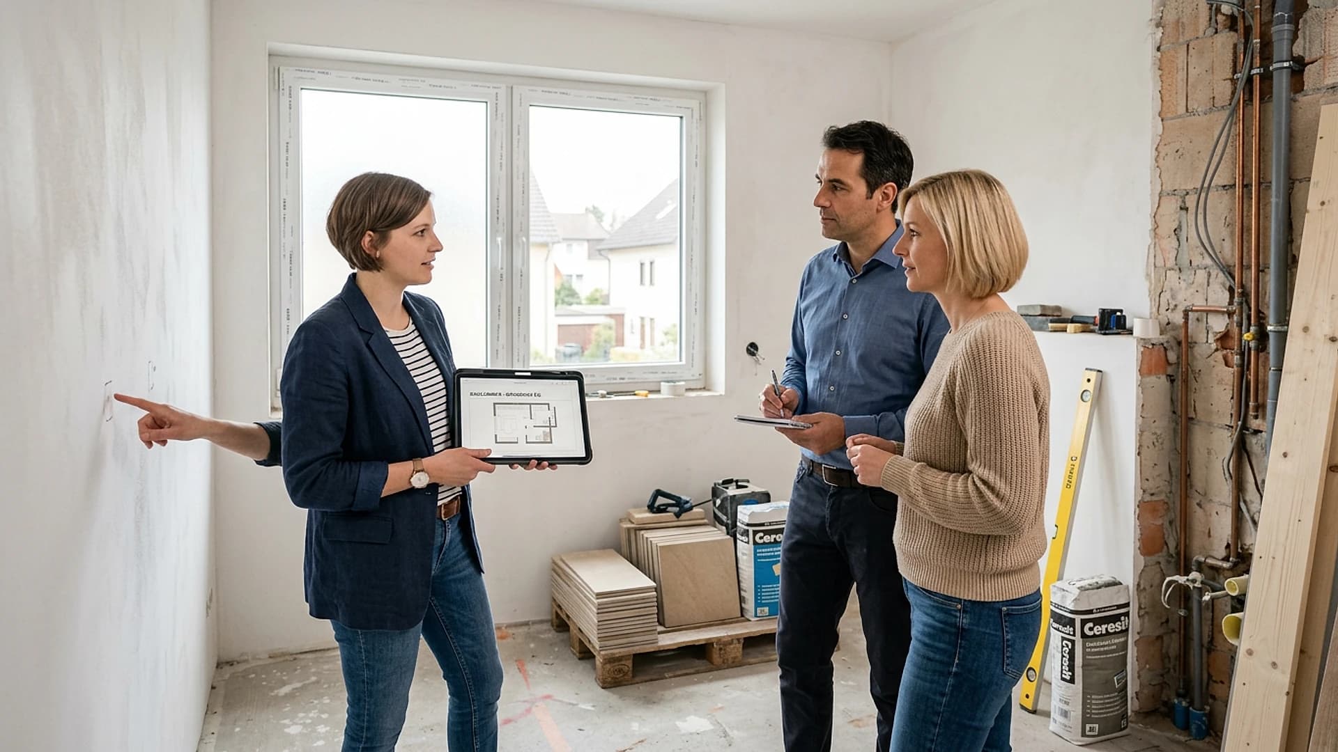 Projektbesprechung mit Kunden